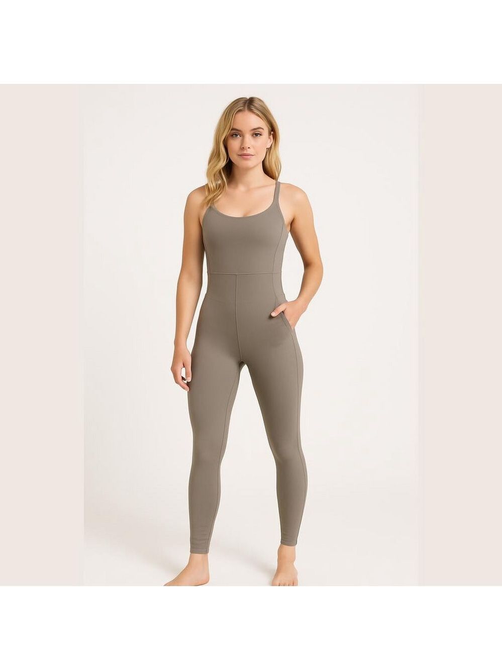 Calia by Carrie Underwood dark gray inspire adj. Strap bodysuit size medium
